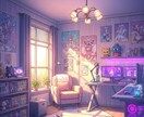 Vtuberの夢見る配信部屋を作成します 夢と個性溢れる配信部屋を作成します。 イメージ8