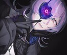 サムネイルや歌みたアイコンなど、様々な分野描きます 目を引くダークな雰囲気のイラスト描きます。 イメージ3