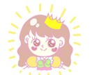 ゆめかわ絵柄のシンプルイラストを描きます ピンクや紫を基調としたシンプルタッチのゆめかわイラスト イメージ3