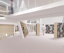 良コスパ建築内観パースを作成します コスパのいいCGパースでイメージを膨らませましょう イメージ1