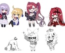 ミニキャラから全身イラストまで作成いたします 可愛らしく、魅力的なキャラクターイラストを作成いたします！ イメージ4