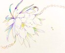 お花のイラストを色鉛筆で描きます お花の絵を飾ろう。生花じゃなくても絵で癒される時間を イメージ1