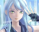 華やかで透明感ある人物イラスト描きます ⁠【限定3名様特別価格】歌ってみた・ヘッダー・アイコンに⭐︎ イメージ1