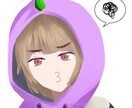 SNSで活動する方のアイコン描きます インパクト！唯一無二のアイコンだ！ イメージ3