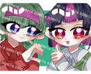 推しとプリクラが撮れます プリクラがとれる！イラストオーダー イメージ2
