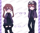 コテキャシートお描きします お相手様とのキャラシート作成します！ イメージ1