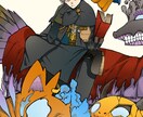 アニメ塗りでキャッチーで目立つイラストを描きます 商用利用可能のイラストを作成します イメージ9