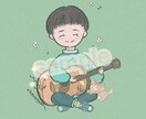 ゆるかわイラスト作成致します ゆるくて可愛いほんわかテイストなイラスト作成致します。 イメージ1