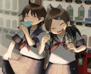 SNSアイコン・一枚絵描きます あたたかいタッチで優しい雰囲気のイラストをお届け イメージ2