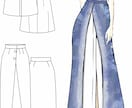 商用OK・オシャレなファッションイラスト作成します ファッションデザイナーが、服にこだわったイラスト描きます！ イメージ9
