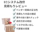 ECシステムの提案内容や見積もりをレビューします 見積もりが妥当か分からない、要件に抜けがないか確認したい方 イメージ1