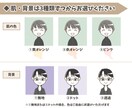 シンプルかわいいアイコン作成します ★表情セット★ SNSやブログのアイコン、投稿記事にどうぞ♪ イメージ9