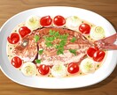 料理のイラストを描きます Adobe Illustlatorで作成いたします イメージ7