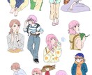 SNSのアイコンを描きます 色々なジャンルのイラストを描けるのでお気軽にお声掛け下さい！ イメージ4