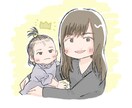 写真から淡いタッチでご家族お子様のイラスト描きます オプションにてお急ぎ対応可能です! イメージ6