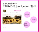 STUDIOで維持費0円〜の医療系HPを作成します 医療系特化！更新操作が簡単なホームページを作成します イメージ1
