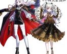 等身キャラクターのデザイン、立ち絵描きます Vtuber、TRPG、創作活動など幅広い用途で使用できます イメージ9
