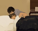 MVイラスト、アイコン、一枚絵のイラストを描きます 女の子、風景も可能です。ダークな雰囲気のイラストも描けます！ イメージ4