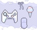 かわいく使える！オリジナルドット絵制作します 配信・スタンプ・アイコンなどにぴったりな小さな世界観。 イメージ10