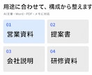 AI文章を伝わるPowerPoint資料に整えます 営業資料・提案書を編集可能なPPTXで納品 イメージ3