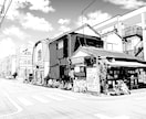 風景写真を漫画背景風に描きます 思い出・日常の景色を漫画背景風に！ イメージ2
