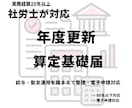 年度更新・算定基礎届を社労士が代行します 20年以上の給与計算・勤怠運用等の実務経験を踏まえて確認 イメージ1