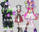 商用利用可！ポップで可愛いアイコン・立ち絵描きます はじめてのご依頼でも安心！SNS・配信など幅広い用途で◎ イメージ6