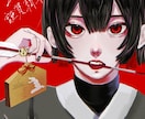 世界観重視｜SNS活動向けイラスト制作します 中性的・ダーク・可愛い雰囲気が好きな方へ イメージ4