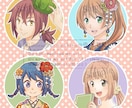キャラクターアイコンを制作致します 商用可◆SNS・ブログ・webサイト等のアイコンに！ イメージ3