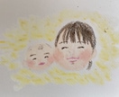 クレヨンでふんわり柔らかい似顔絵を描きます ウェディングやプレゼントにいかがでしょうか？ イメージ4