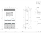 造作家具の製作図を実務レベルで作成します 施工や組み立て方法も考慮して作図いたします。 イメージ1