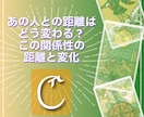 毎月テーマが変わる3択リーディング鑑定書になります 【Cプラン】あの人との距離はどう変わる？変化と今後の距離 イメージ1