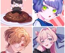 満足いただけるイラストをお描きします SNSアイコンや動画用一枚絵など承っております:D イメージ4