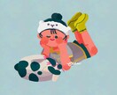 絵本調のゆるいイラストを描きます 主線なしのあったかわいいイラストをお届けします イメージ2