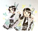 色鉛筆で記念日やプレゼントにイラスト描きます 柔らかタッチの色鉛筆で一点もののプレゼントはいかがですか イメージ4