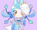 ポップで可愛いミニキャラ描きます 優しく温かみある絵柄と色合いが特徴！ イメージ4