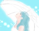 透明感のある可愛い女の子描きます アイコン・ブログ・グッズなど用途に合わせたオリジナルイラスト イメージ2