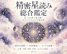 紗月乃式星読みで人生を超精密鑑定します 西洋占星術×四柱推命×インド占星術｜本質才能恋愛仕事運気 イメージ1