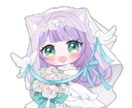 6月に人気！花嫁＆花婿のかわいいSD制作します ドレス/タキシードが選べる！ジューンブライドイラスト イメージ4