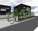 住宅パースを提供します エクステリアも含めて、美しく仕上げます。 イメージ2