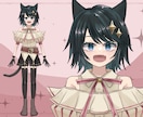 Vtuberキャラデザからモデリングまで制作します 可愛くてかっこいいあなた専用モデルを作らせてください イメージ4