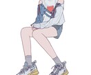 お洒落な人物全身イラストを描きます SNS等で使えるファッショナブルな全身イラストを描きます イメージ6