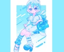 かわいいデフォルメイラスト制作いたします 最短即日！彩度が高くてSNS映え イメージ7