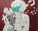 昔風のような個性的な絵を描きます アナログならではの絵をここに!観賞用の原画やデータなど! イメージ7