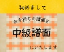 お手持ちの譜面を中級譜面にいたします レベルに合わせた譜面を作成、お悩み解決のお手伝い！ イメージ1