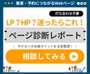 LP？HP？迷ったらこれ！集客ページ診断します 集客につながる改善点を分かりやすく診断 イメージ1