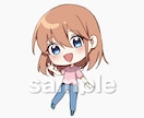 可愛いアニメ塗りイラストを描きます 一枚絵、サムネ、スチル、立ち絵など　キャラデザも！ イメージ8