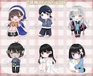グッズにおすすめの可愛いミニキャラ描きます ラフでの修正回数『無制限』、理想のデフォルメキャラ作成します イメージ3