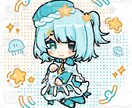 かわいい絵柄でミニキャラを描きます vtuberなどグッズやスタンプとかの商用利用可能です！ イメージ2