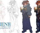 TRPG用の立ち絵を描きます 唯一無二の立ち絵を制作します！表情差分2つついてきます！ イメージ2
